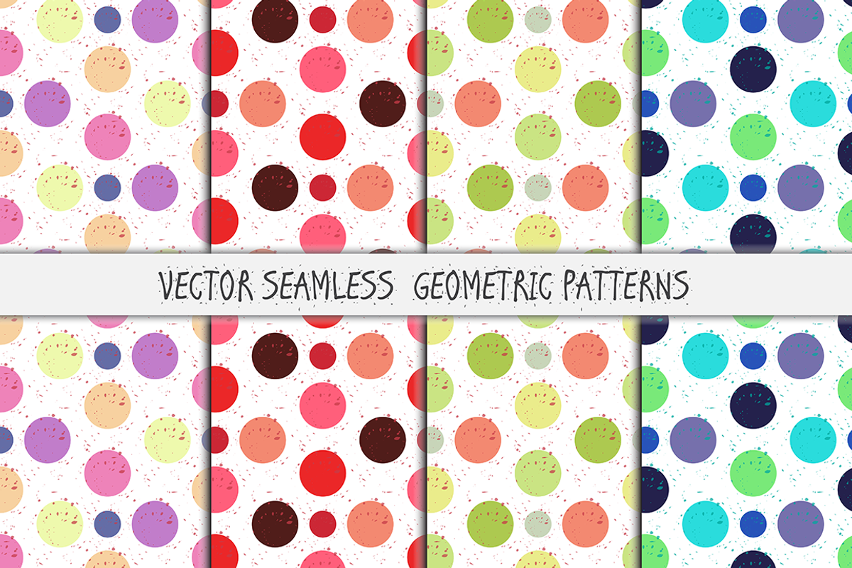 Grunge Seamless Patterns, a Pattern Graphic by barsrsind