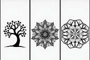 Decorative Tree Floral Nature Tile, a Decorative Illustration by Artivon (Thumbnail 23 of 23)