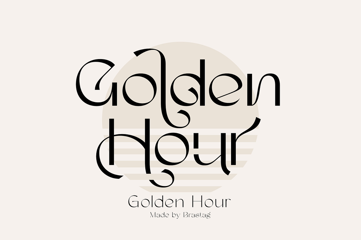 Brastag | Display Family Font, a Sans Serif Font by Ekahermawan (Photo 5 of 11)