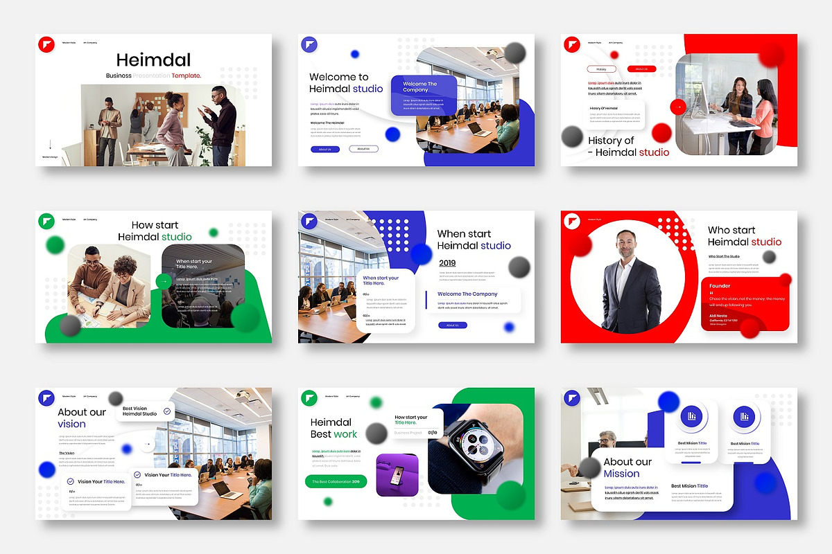 Heimdal - Business Google Slide Temp, a Presentation Template by Dens Creative Studio (Photo 2 of 6)