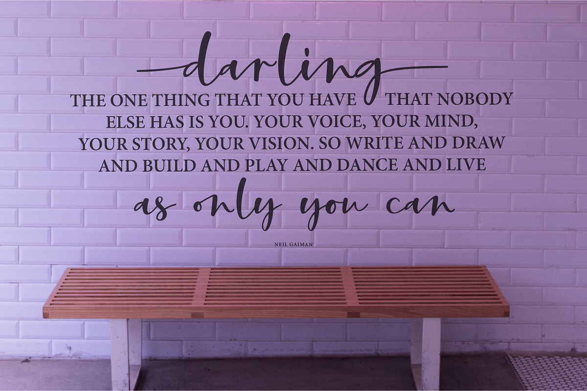 Manifestations Script Font, a Script Font by theinkaffair (Photo 2 of 11)