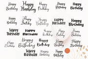 Birthday greeting templates, a Branding & Logo Template by BearyType Studio (Thumbnail 11 of 12)
