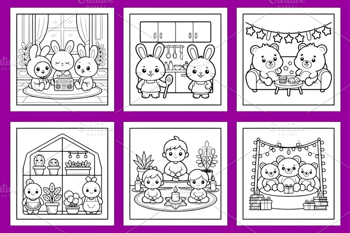Cozy Friends Cute & Comfy, a Seasonal Illustration by Ink Gallery (Photo 2 of 5)