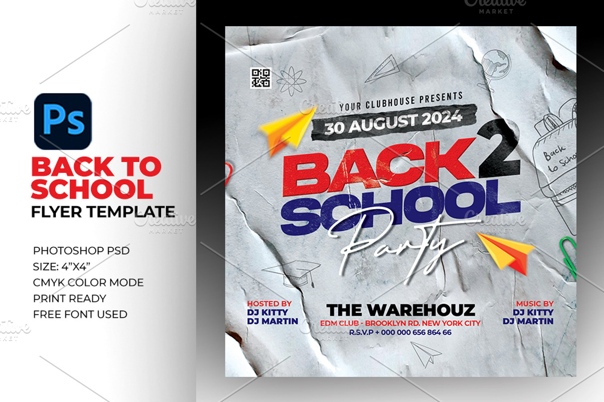 Back To School Flyer Template, a Flyer Template by Artonix (Photo 3 of 3)