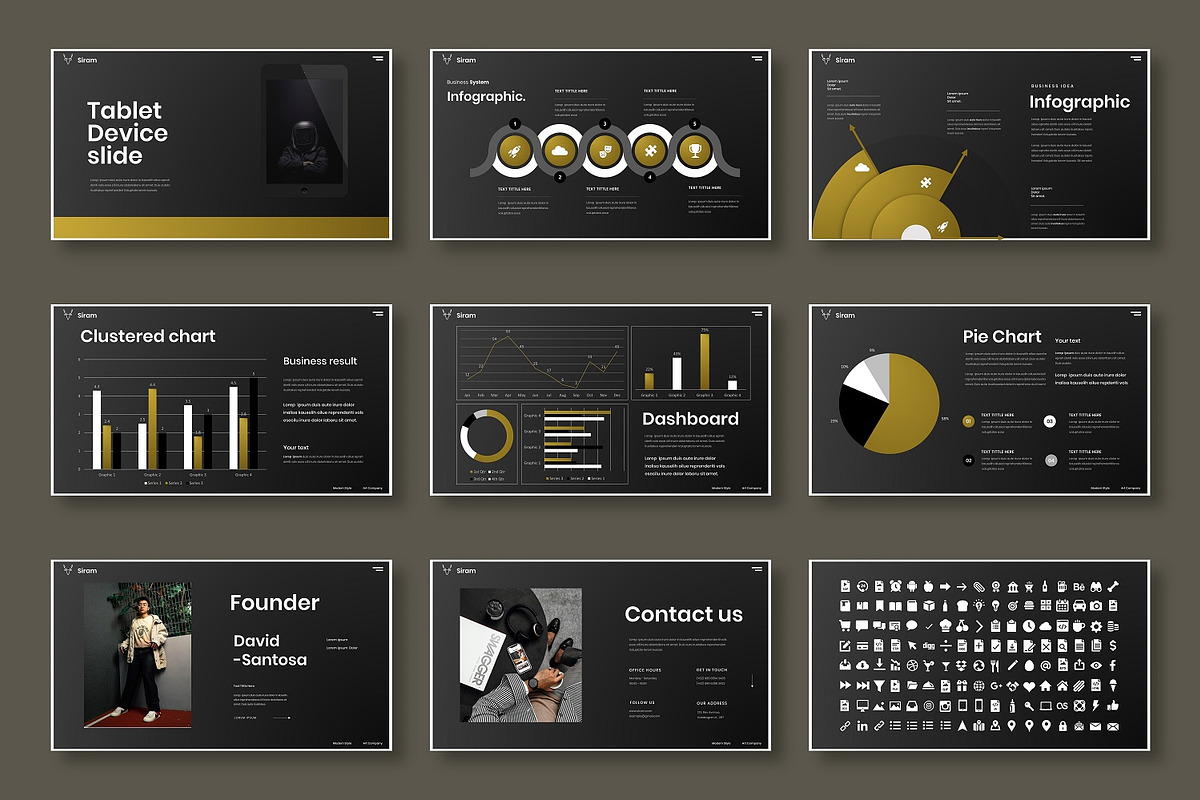Siram – Business PowerPoint Template, a Presentation Template by Dens Creative Studio (Photo 5 of 6)