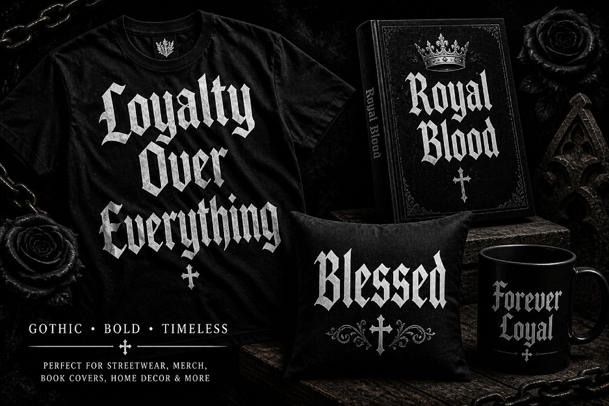 Gothic Old English, a Blackletter Font by Wow Magic (Photo 4 of 4)