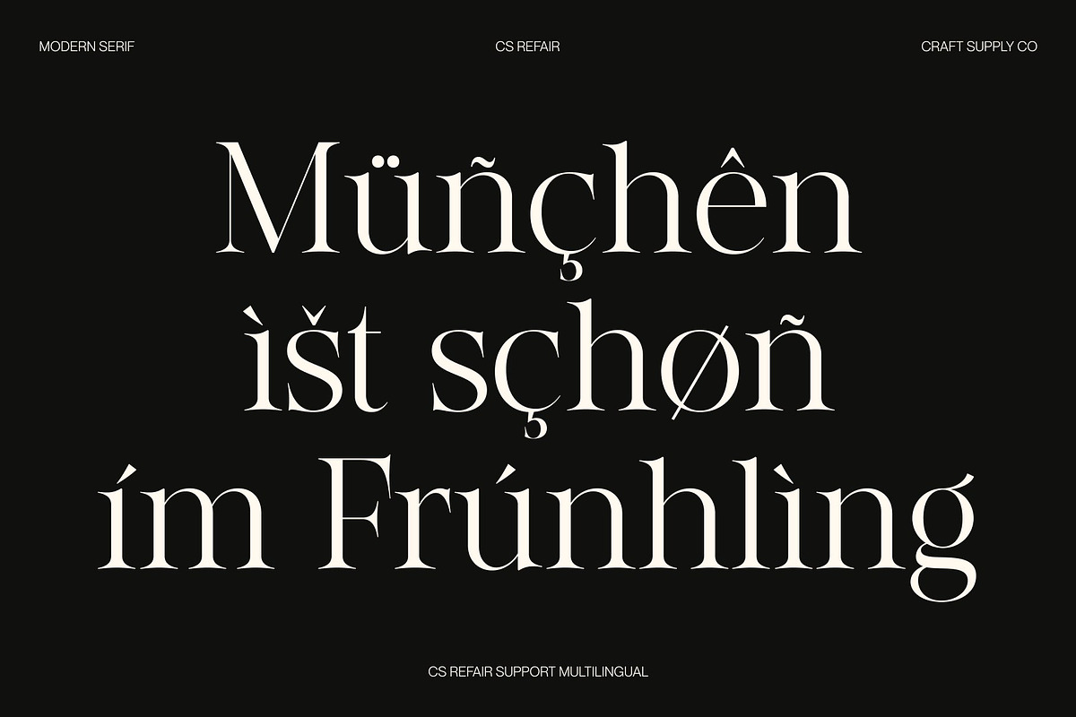 CS Refair – Modern Serif Font, a Serif Font by Craft Supply Co. (Photo 7 of 8)