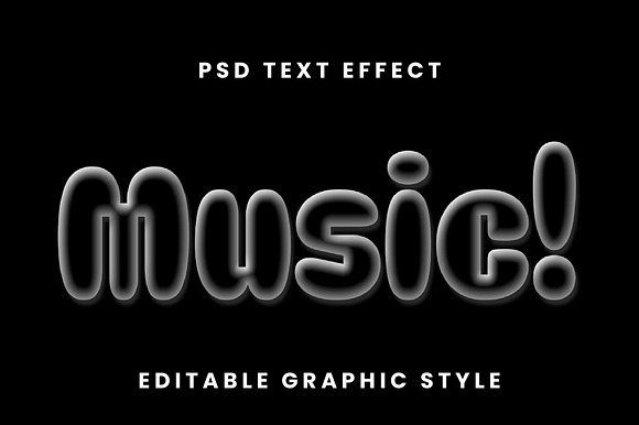 Soft Glow Bubble Text Effect preview 2