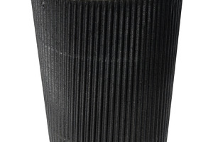 Disposable paper brown corrugated cup for coffee and tea on isol, a Food & Drink Photo by ndanko