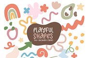 100+ Playful Shapes Procreate Stamps, a Shape Add-On by SketchQueen (Thumbnail 1 of 4)