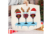 Christmas Wine Glasses Png, an Illustration by Libby Wishes (Thumbnail 7 of 8)