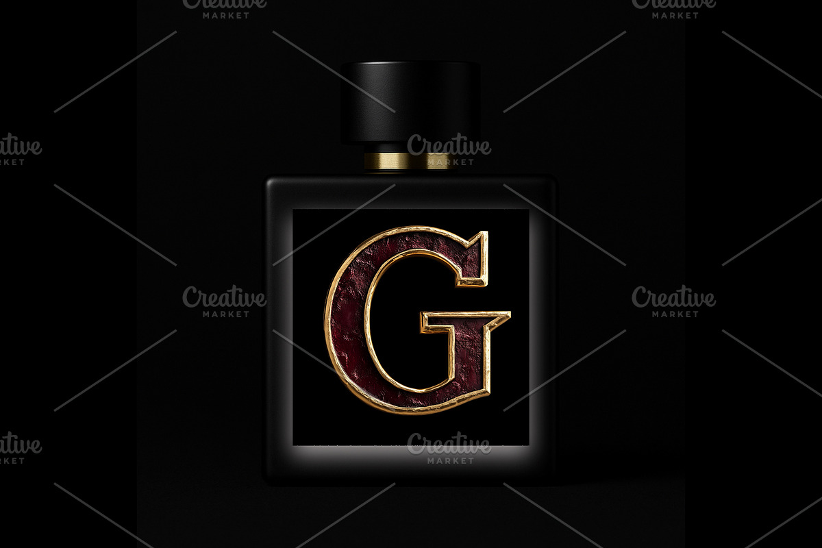 Black Gold Alphabet, an Object Graphic by Vika_Softlife (Photo 4 of 5)