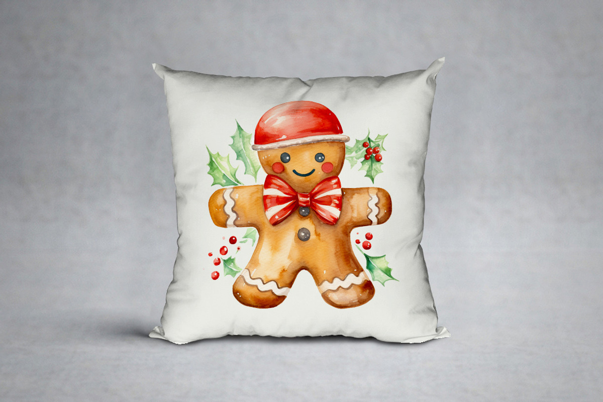 Gingerbread Cookies Clipart Xmas, a Seasonal Illustration by vivastarkids (Photo 4 of 4)