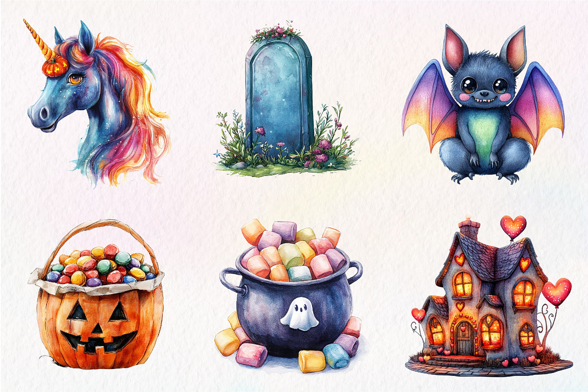 Cute Halloween Huge Bundle, an Illustration by CreationArt (Photo 4 of 5)