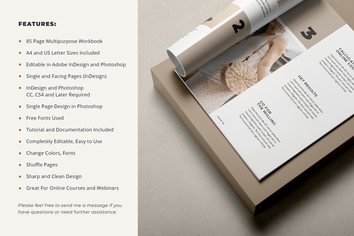 Noctua Workbook Template, a Brochure Template by SlideStation (Photo 2 of 18)