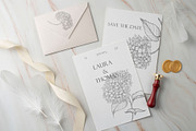 Hydrangea Flowers Line Art SVG, a Decorative Illustration by Dervik Art Store (Thumbnail 4 of 6)