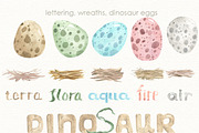 Dinosaurs cute illustration, an Illustration by Love Watercolor Store (Thumbnail 8 of 13)