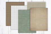 Vintage graph paper textures,, a Texture Illustration by Shabbypaperboutique (Thumbnail 5 of 6)