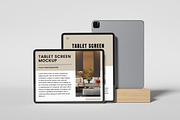 Realistic Tablet Screen Mockup, an iPad Mockup by AndikaGraphic (Thumbnail 3 of 5)