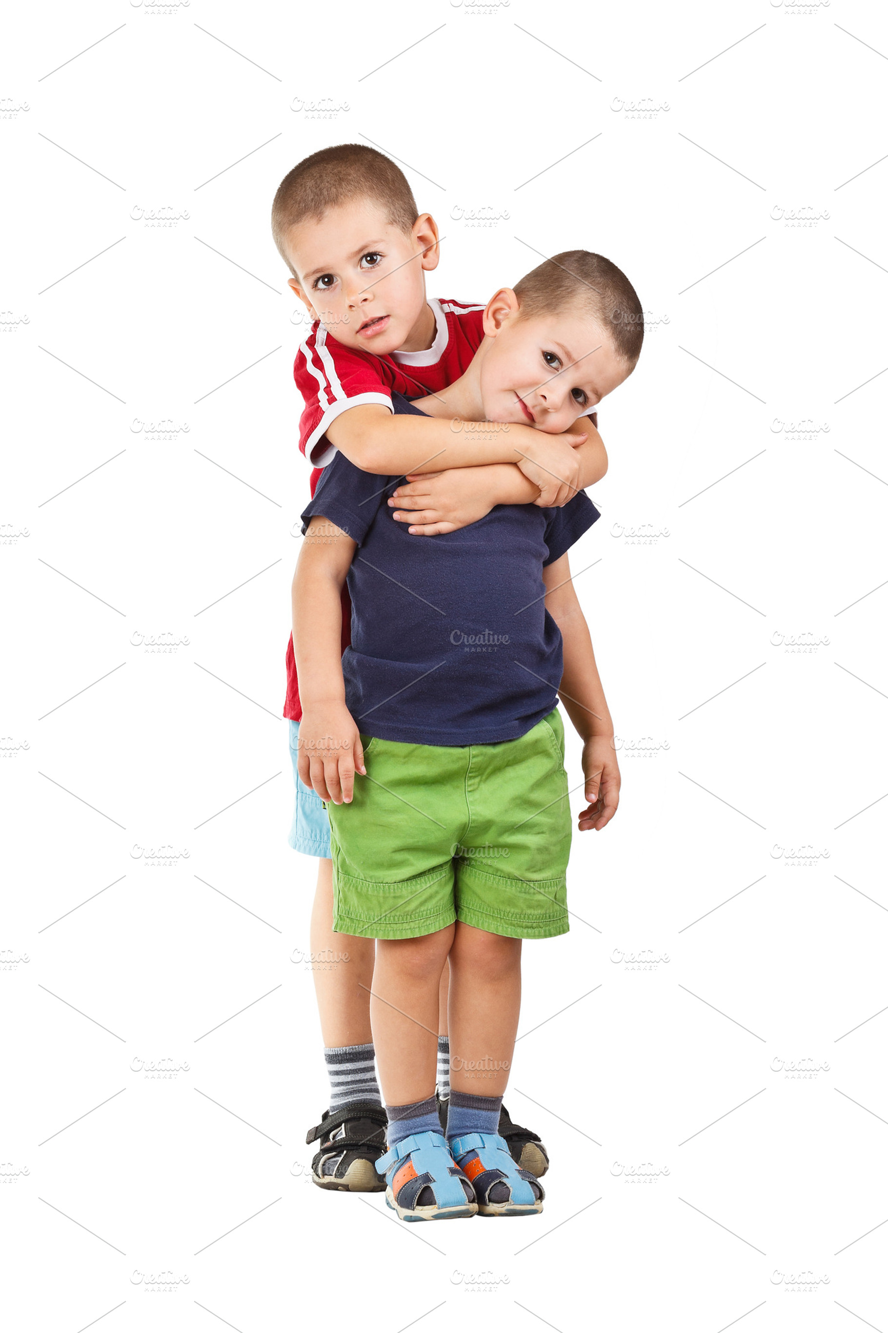Portrait of two boys