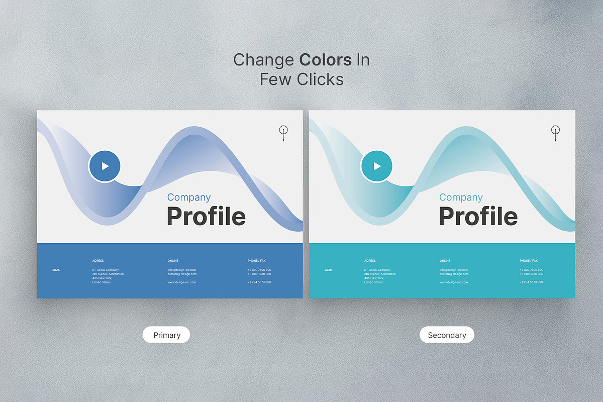 Corporate Company Profile, a Brochure Template by KreateTribe (Photo 7 of 10)