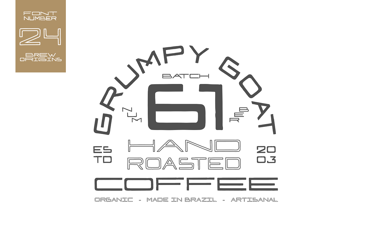 Brew Origins Font preview 4