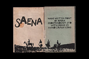 SAENA HAND-WRITTEN, a Font by AROKA (Thumbnail 1 of 11)