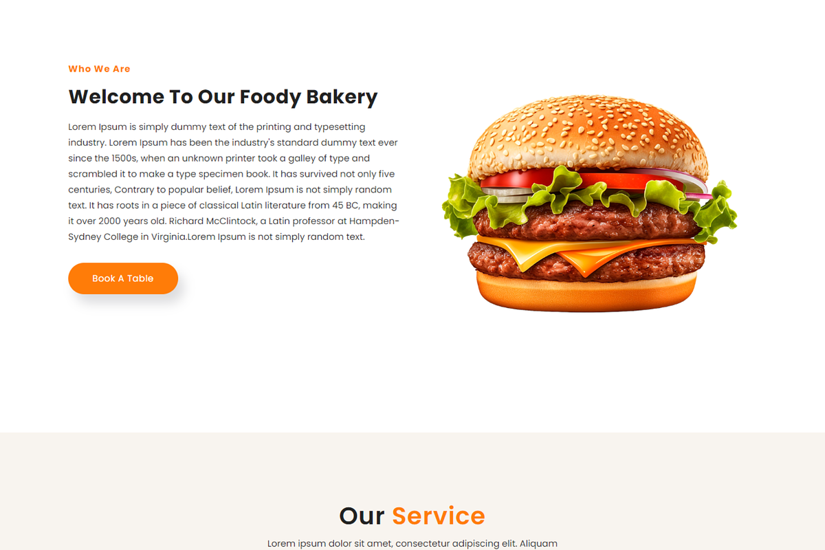 Foody - Food Delivery HTML Template, a Bootstrap Template by Themeplaza (Photo 2 of 7)