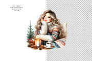 Christmas Girl, a Person Illustration by Vasmila (Thumbnail 5 of 6)