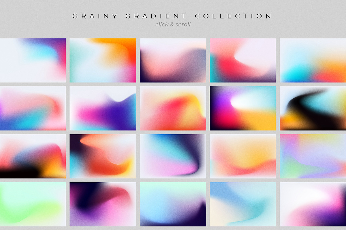 GRAINY Gradient Collection & Shapes, a Texture Graphic by VitalexStudio (Photo 5 of 11)