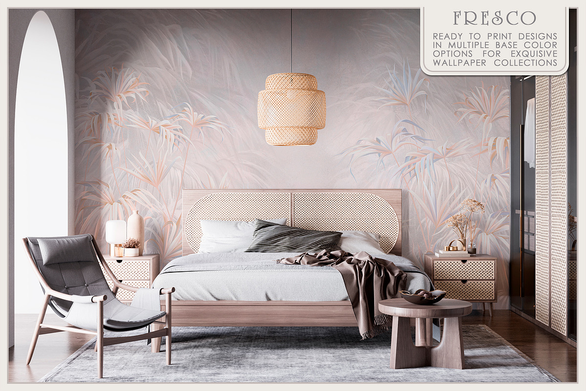 Fresco collection Tropical mirage, a Wallpaper Graphic by Natalia0307 (Photo 4 of 13)