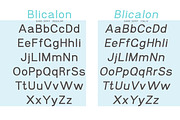 Blicalon - Sans Serif font, a Sans Serif Font by Art pages (Thumbnail 5 of 8)