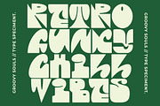 Groovy Souls - Retro Display Font, a Font by GroovyFontCo (Thumbnail 3 of 7)