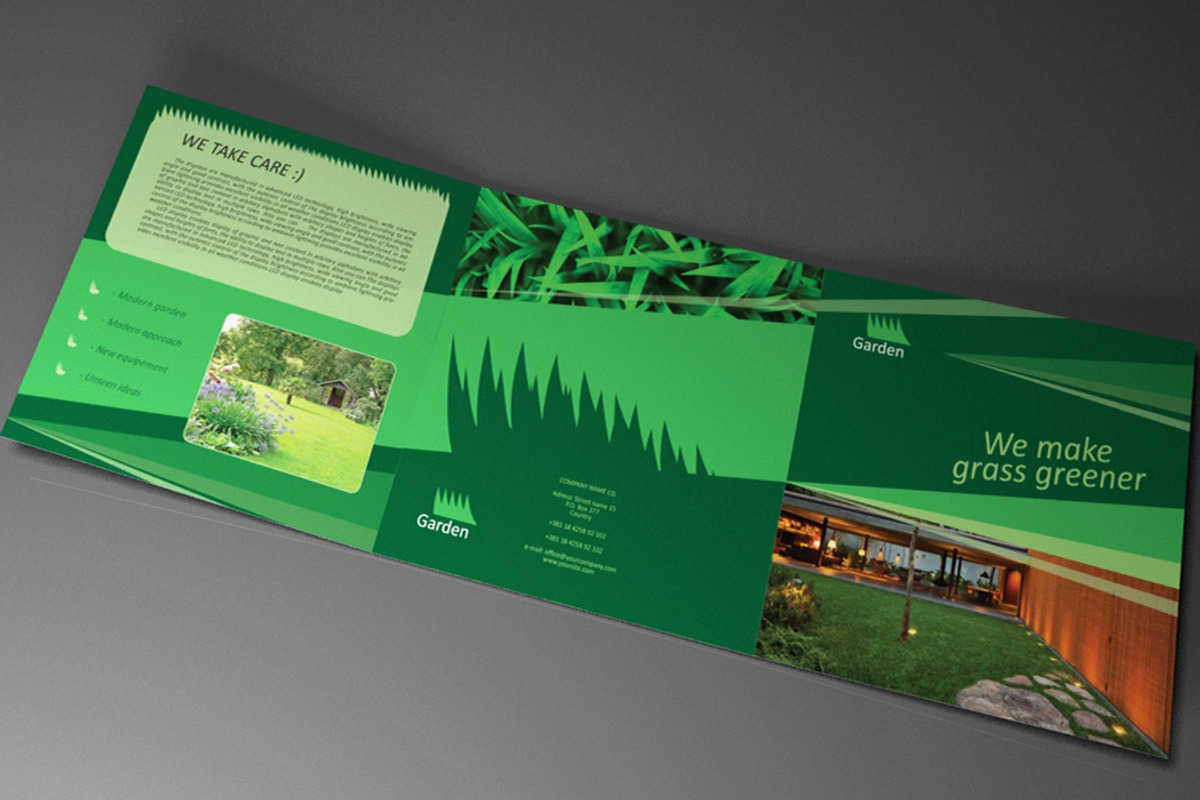 Indesign Brochure - Garden equipment, a Brochure Template by RudanStudio (Photo 2 of 7)