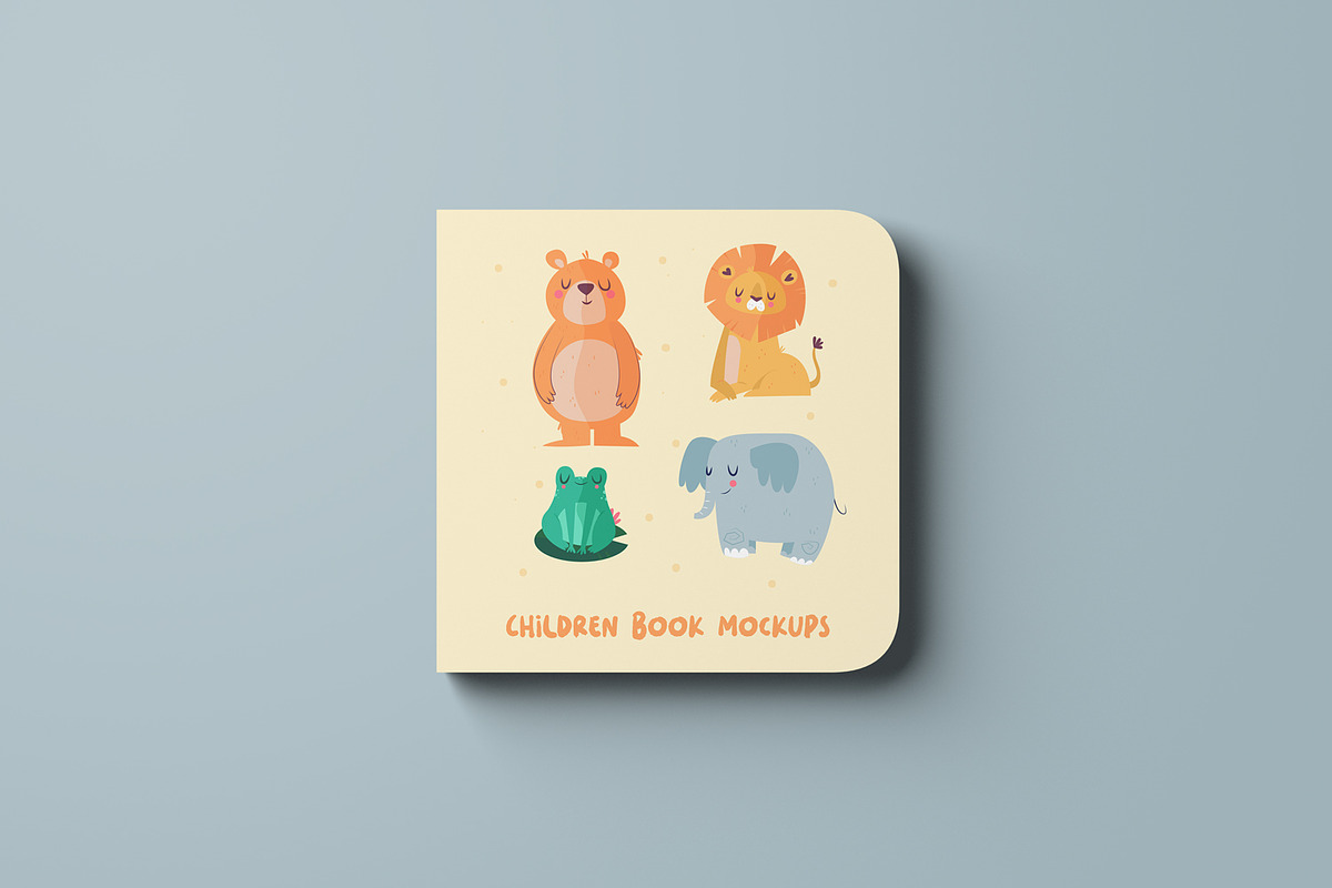 Children's Book Mockups, a Print Template by artimasa (Photo 2 of 8)