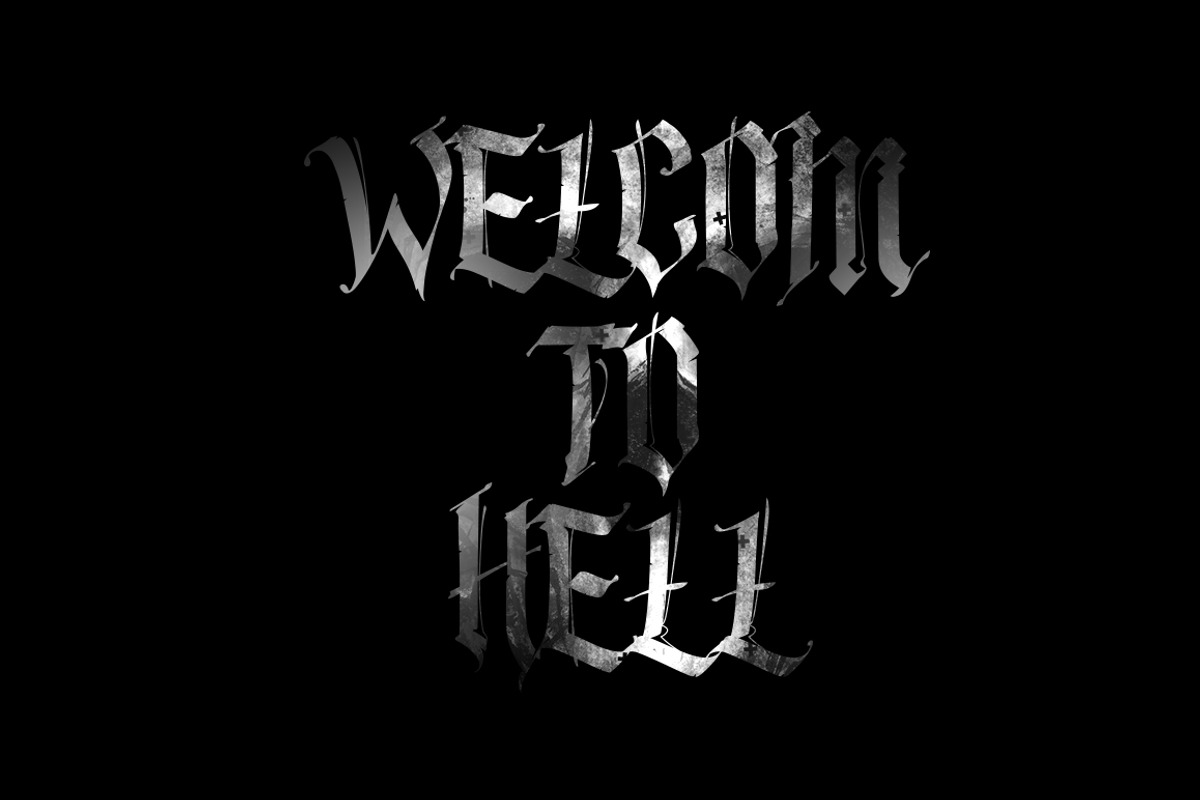 Gothic Font, a Blackletter Font by GeekClick