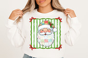 Patchwork Santa Claus Christmas Png, an Illustration by Libby Wishes (Thumbnail 5 of 5)