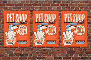 Quirky Pet Shop Sale Flyer Set, a Flyer Template by Aiyari Graphic (Thumbnail 3 of 3)