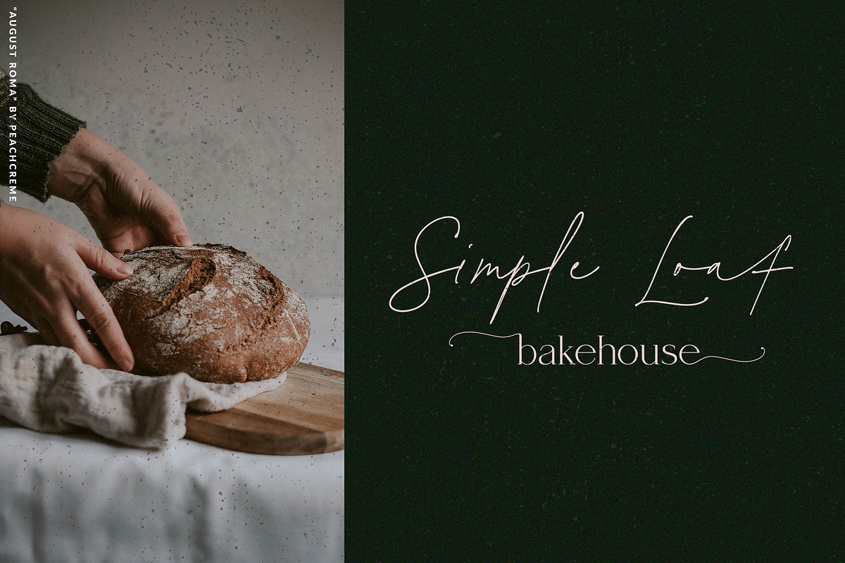 August Roma//Elegant Luxury Font Duo, a Handwritten Font by PeachCreme (Photo 13 of 43)