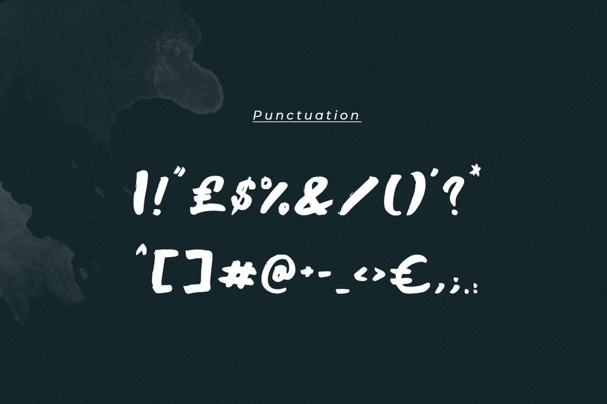 Zenoo | Brush Font preview 5