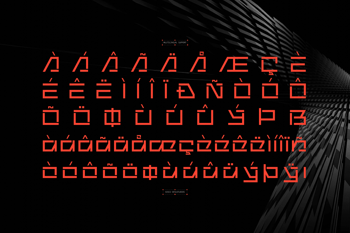 Nero Force | Modern Futuristic, a Sans Serif Font by Denustudios (Photo 11 of 12)
