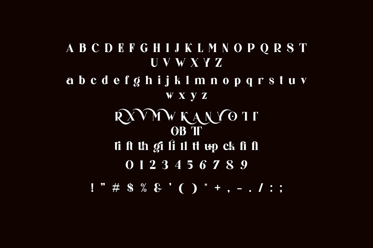 IKOMU UNnique Serif Typeface, a Serif Font by yaqublekker (Photo 7 of 9)