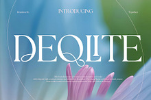 Deqlite - Luxury Serif Typeface