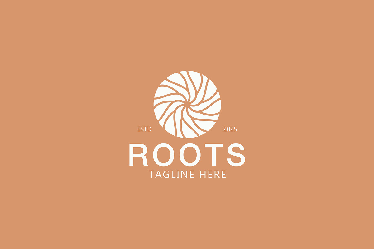 Abstract Roots Logo on Circle Shape, a Branding & Logo Template by Signatoro (Photo 3 of 3)
