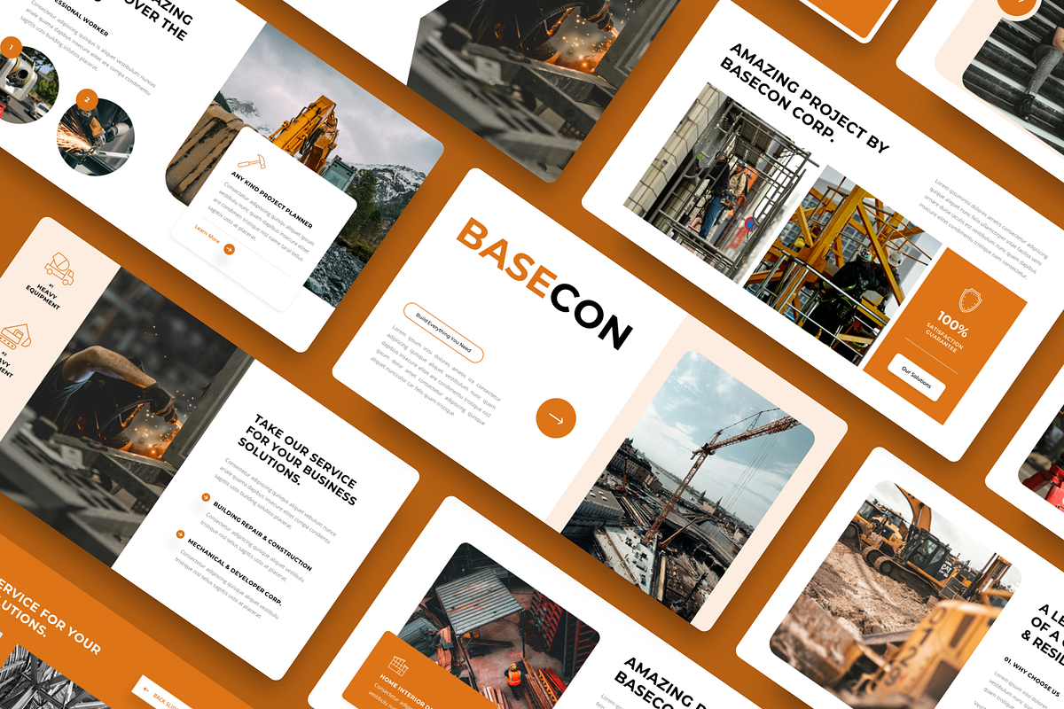 Construction Company Profile, a Presentation Template by YossyOneStd (Photo 1 of 6)