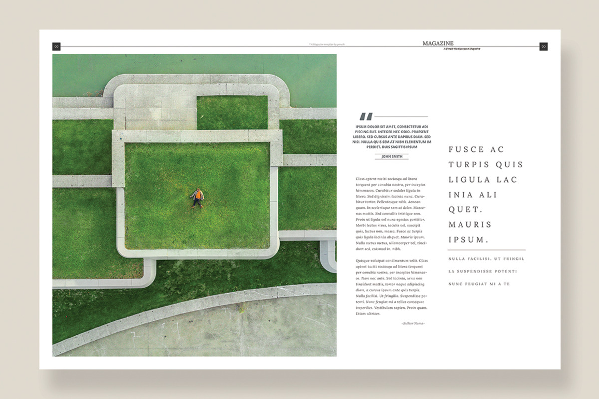 Magazine Template 11, a Magazine Template by pmvch (Photo 11 of 12)