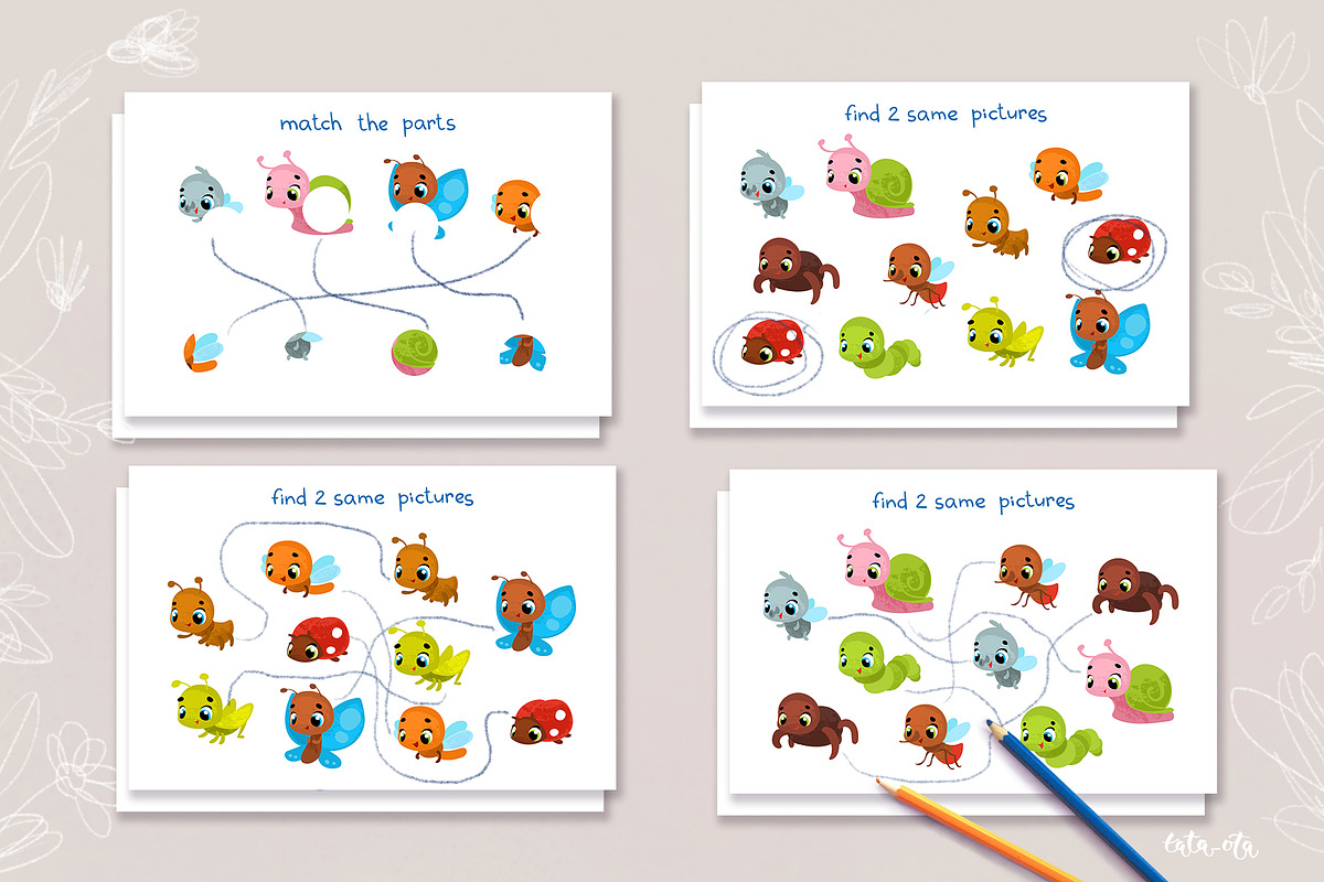 Games for children, an Education Illustration by tata_ota (Photo 5 of 6)