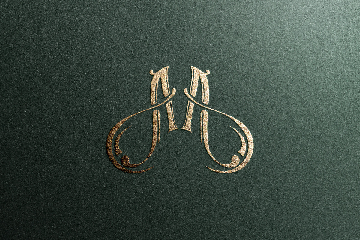 Elegant AM logo ornament, a Branding & Logo Template by Alexandra De Angelis (Photo 1 of 4)