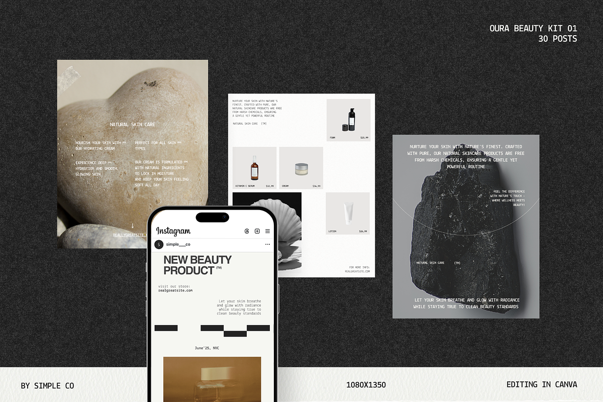OURA BEAUTY KIT | 01, a Social Media Template by Simple có (Photo 1 of 10)