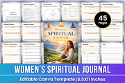 Women’s Spiritual Journal Canva Kdp, a Stationery Template by Mustafiz (Thumbnail 1 of 6)